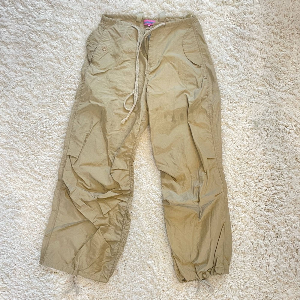 SOLD! Tan parachute pants